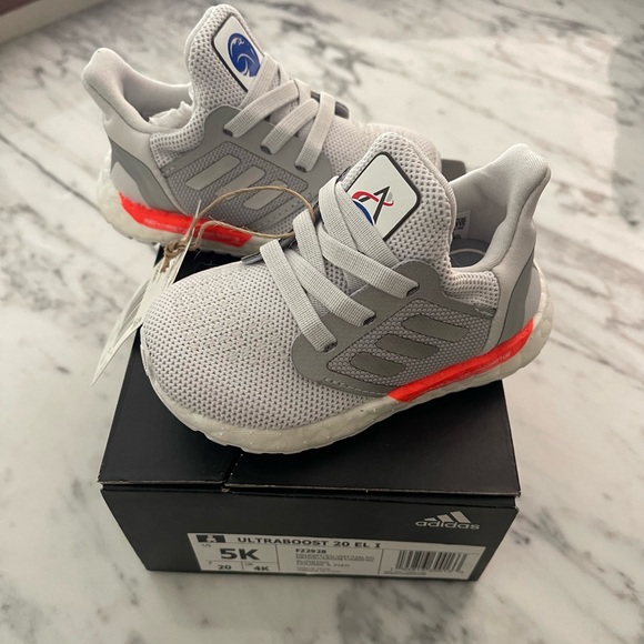 adidas UltraBoost 20 x NASA ISS Running Sneaker-Dash Gray/Silver